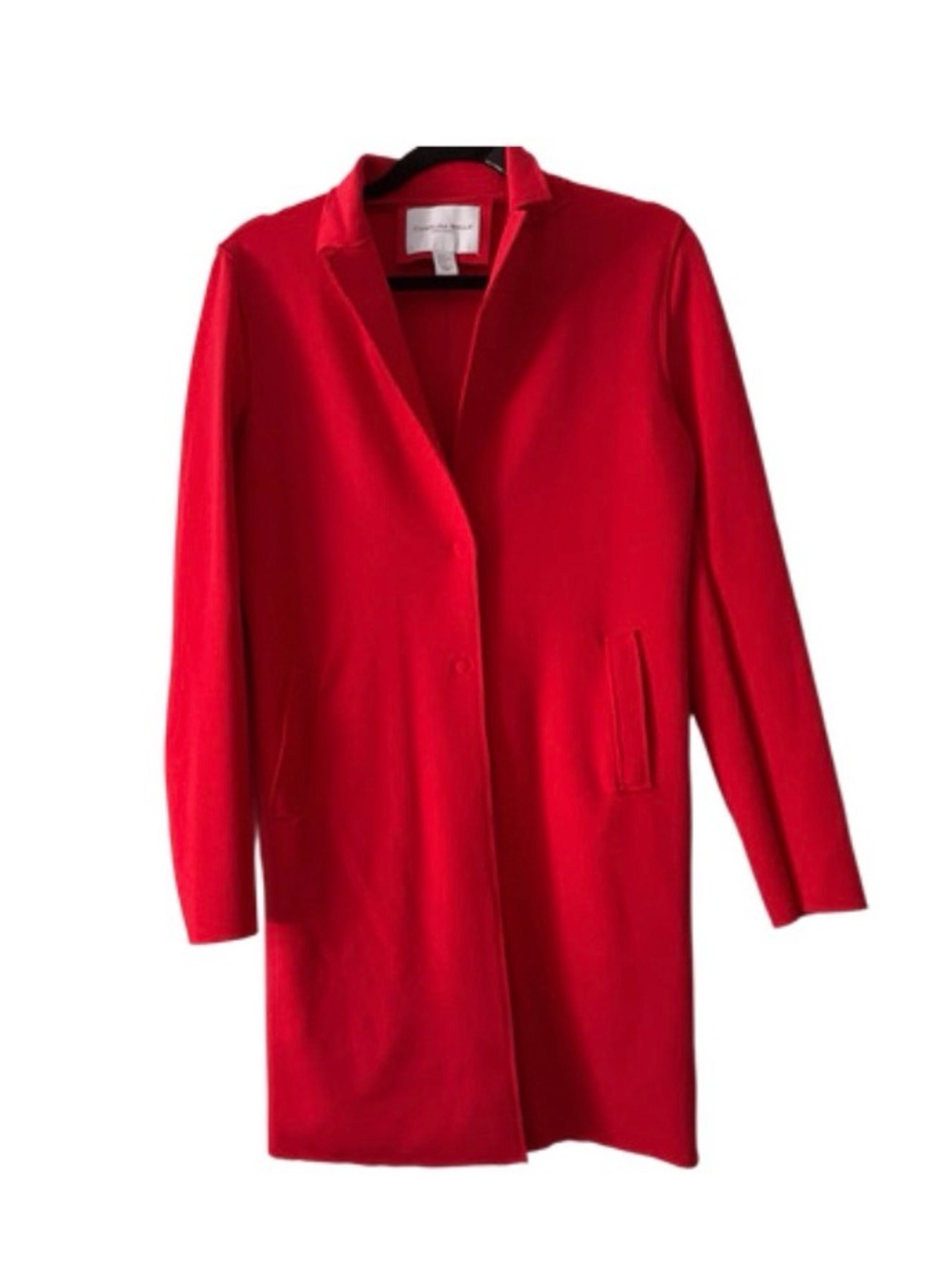 Women's Red Single Sexy Coat. Perfect to wear to the club, date night!